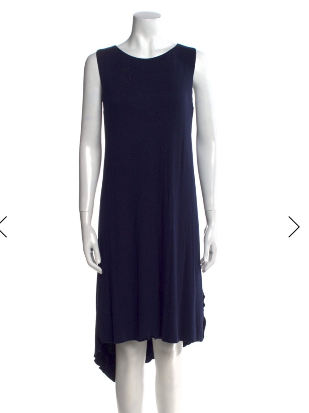 NWT Kinross Cashmere navy women’s dress dusk soft flowy comfortable - Picture 3 of 7